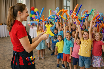 Balloon Twisting for Kids Schools Edmonton