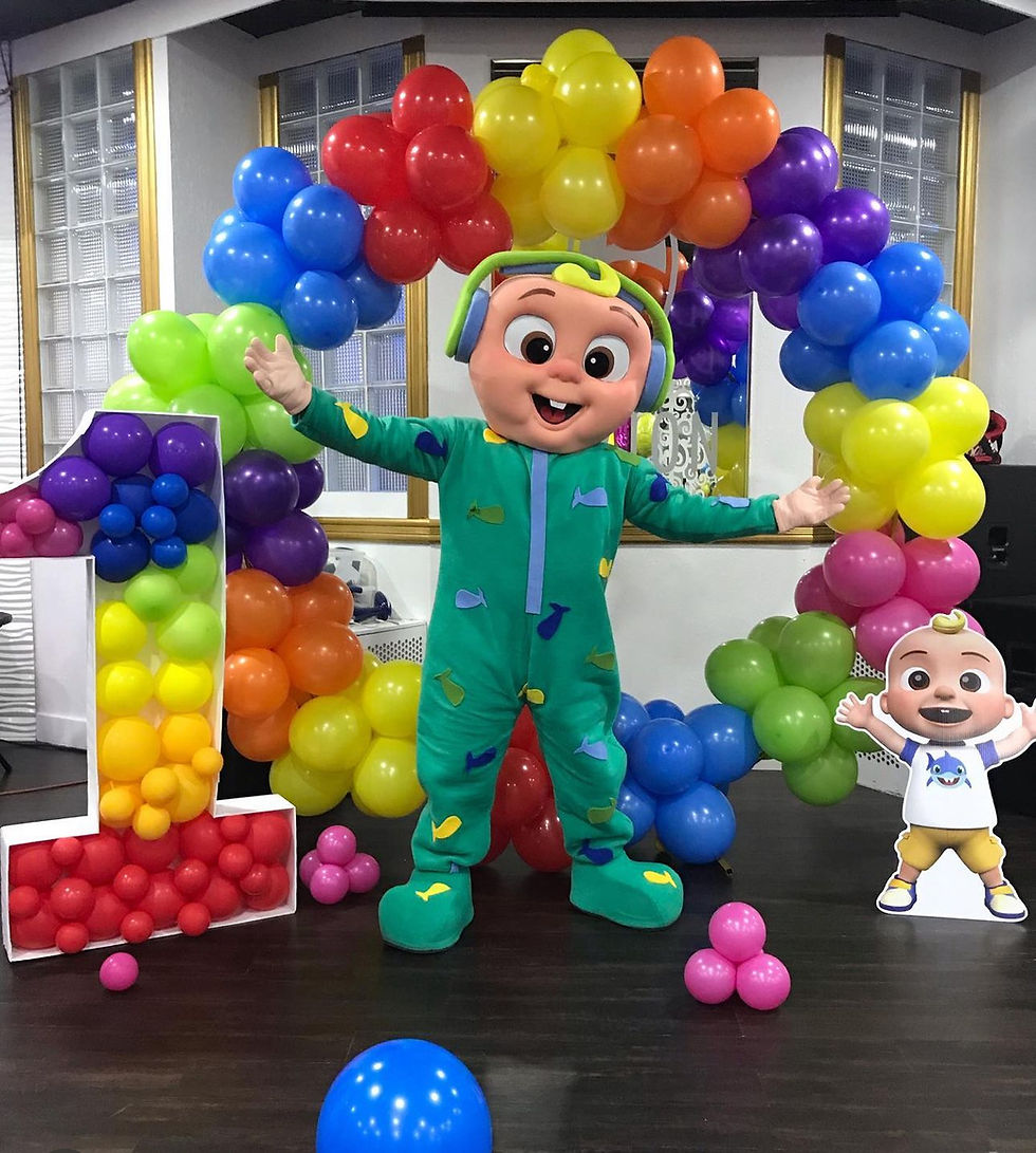 Cocomelon Mascot Visit for Birthday party