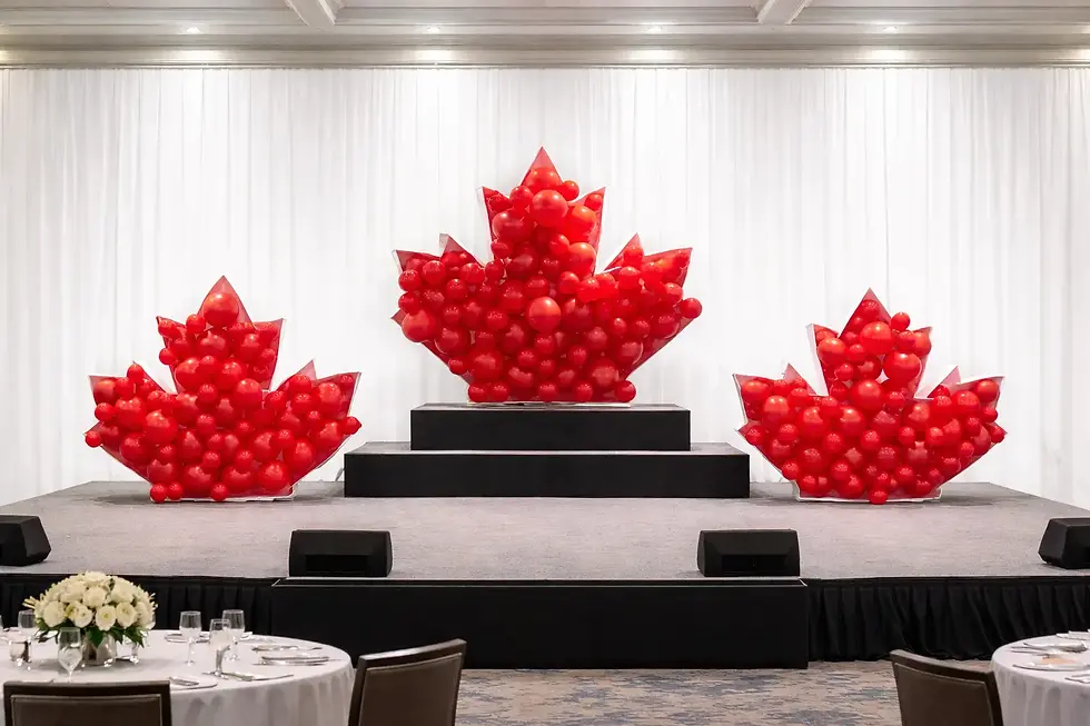 Canada Day Mosaic balloon for Corporate Event Toronto
