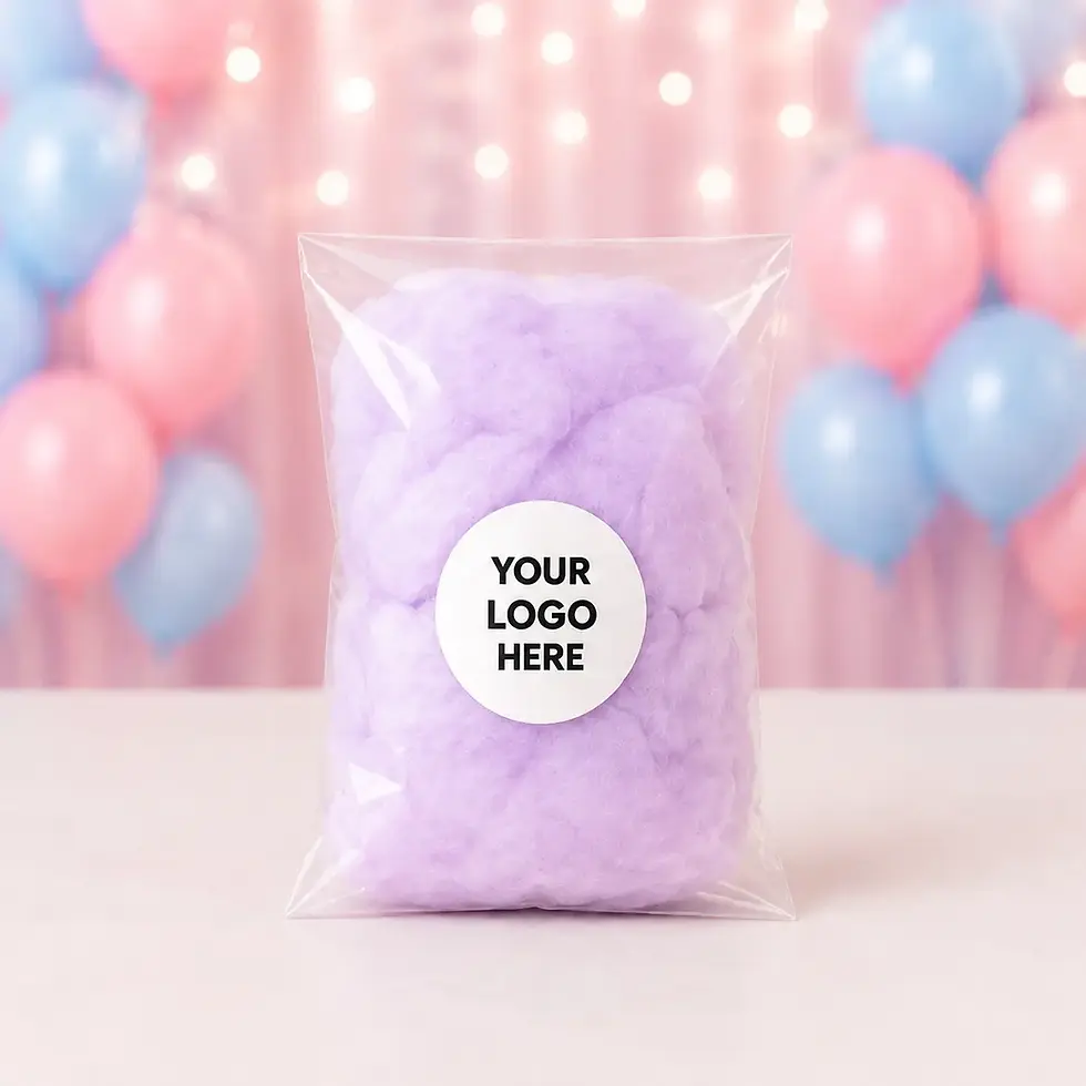 Custom Cotton Candy Bags – Corporate Event Favors
