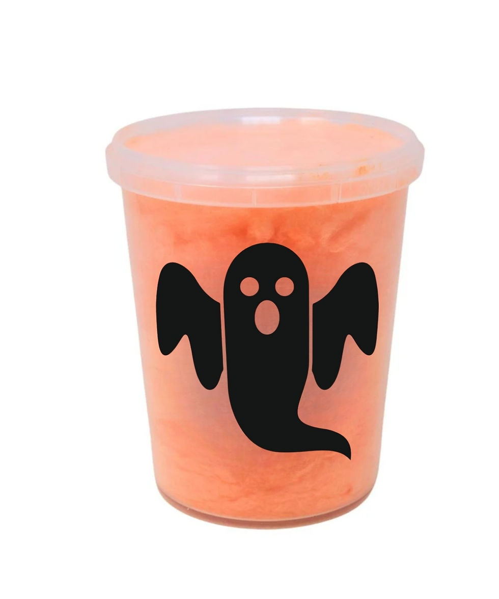 Halloween Cotton Candy Tub – Orange Flavor | Edmonton Free Delivery