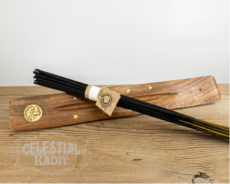 Thumbnail: CAPRICORN Wood Incense Holder | Zodiac Wood Incense Holder