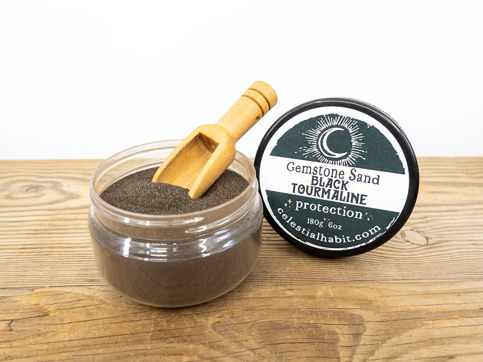 Thumbnail: BLACK TOURMALINE Gemstone Sand | Crystal Sand | Protection Sand