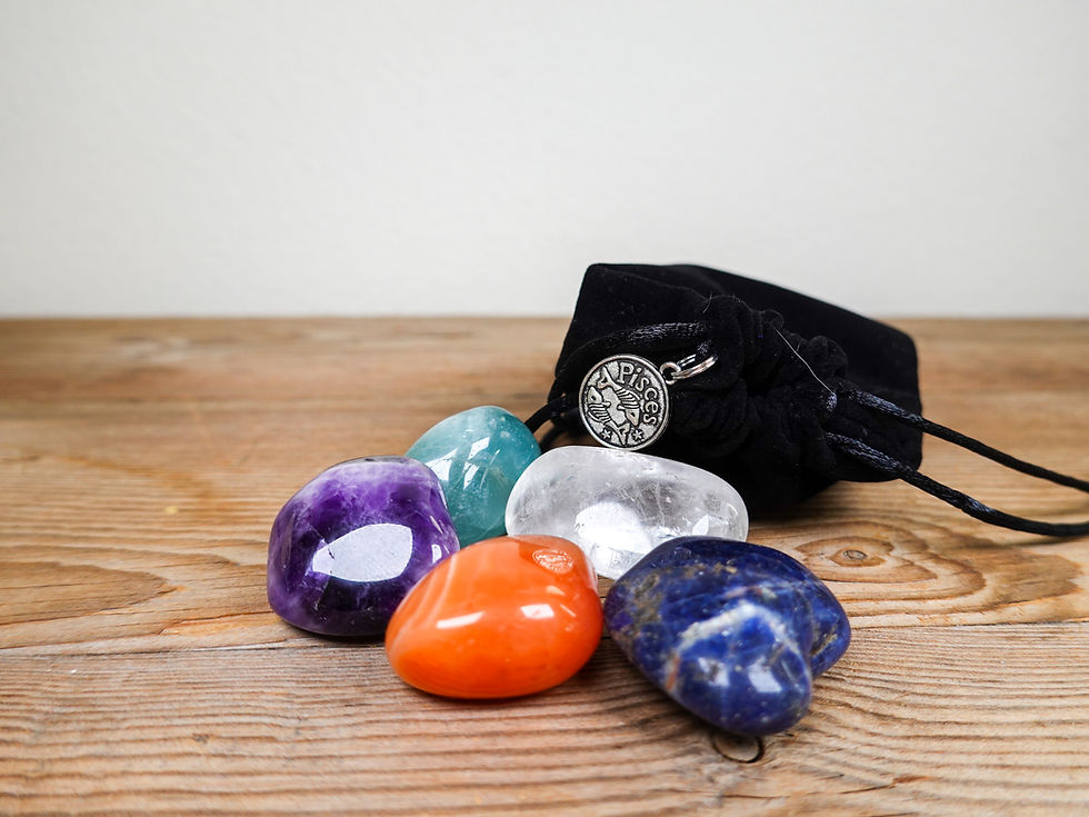 Thumbnail: PISCES Zodiac Crystal Set | Crystals for Pisces | Zodiac Crystal Set