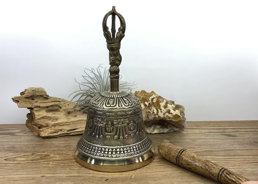 Thumbnail: XL Buddhist Tibetan Prayer Bell | Meditation Stress Relief | Sound Therapy Balan