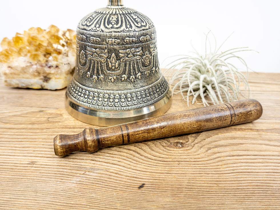 Thumbnail: XL Buddhist Tibetan Prayer Bell | Meditation Stress Relief | Sound Therapy Balan