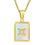Thumbnail: Gemini White Enamel Pendant