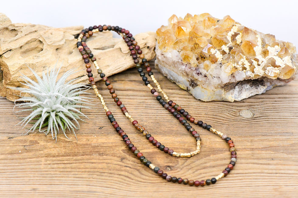 Thumbnail: CRYSTAL Stone Wrap | Majestic Jasper - Stone of Serenity
