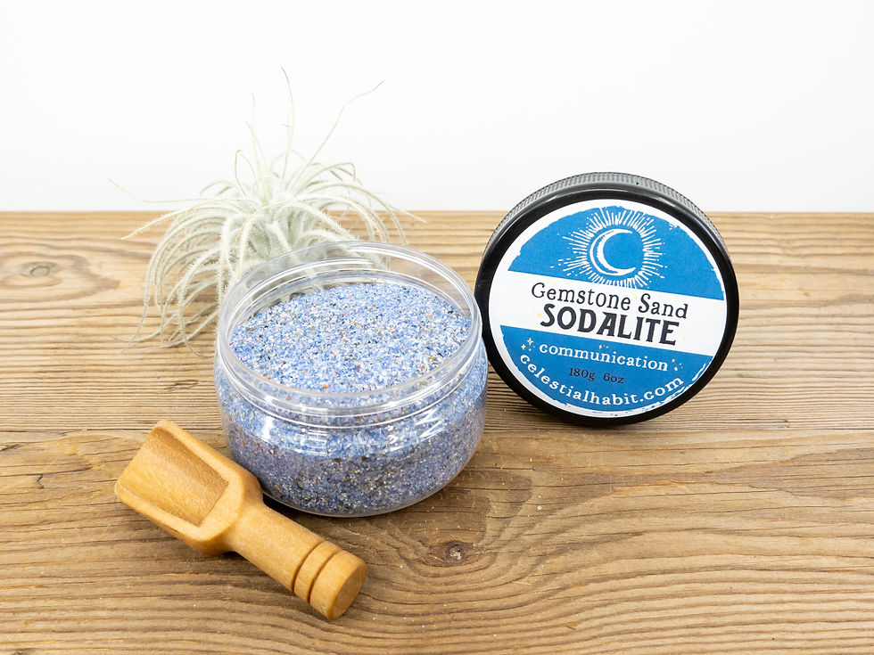 Thumbnail: SODALITE Gemstone Sand | Crystal Sand | Communication Sand
