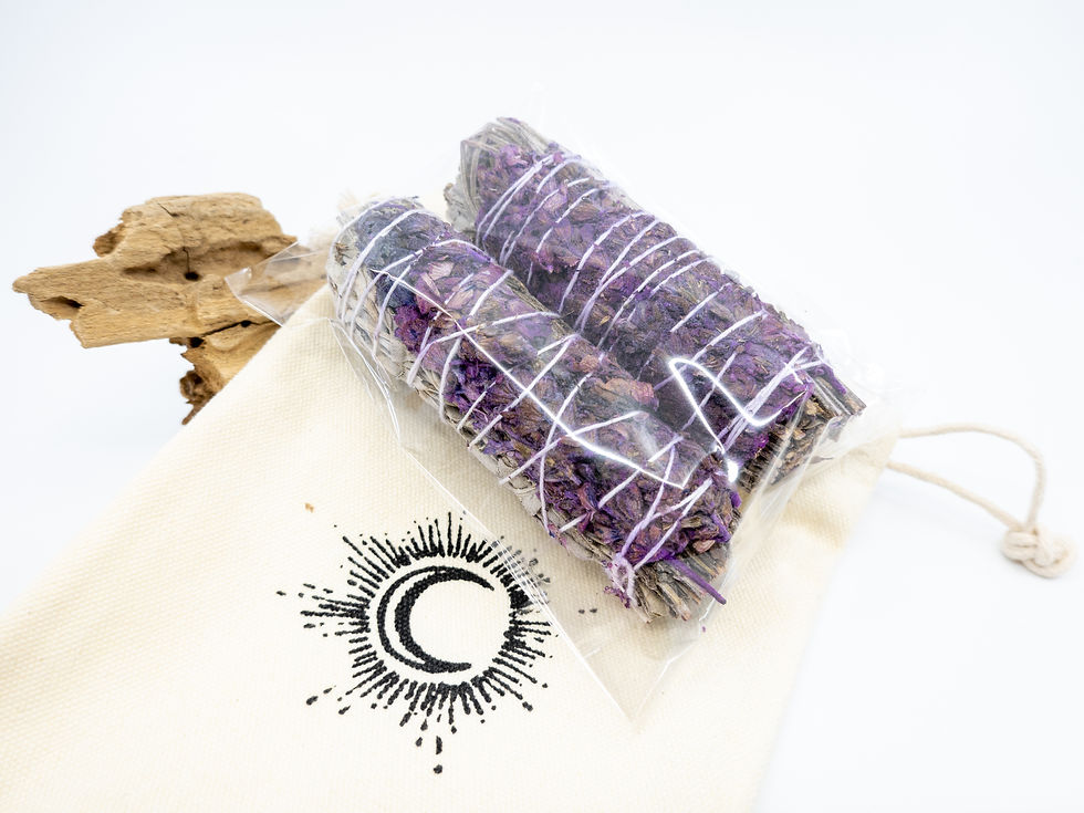Thumbnail: White Sage Lavender SMUDGE STICKS | 2 Pieces | California Sage Smudge Sticks