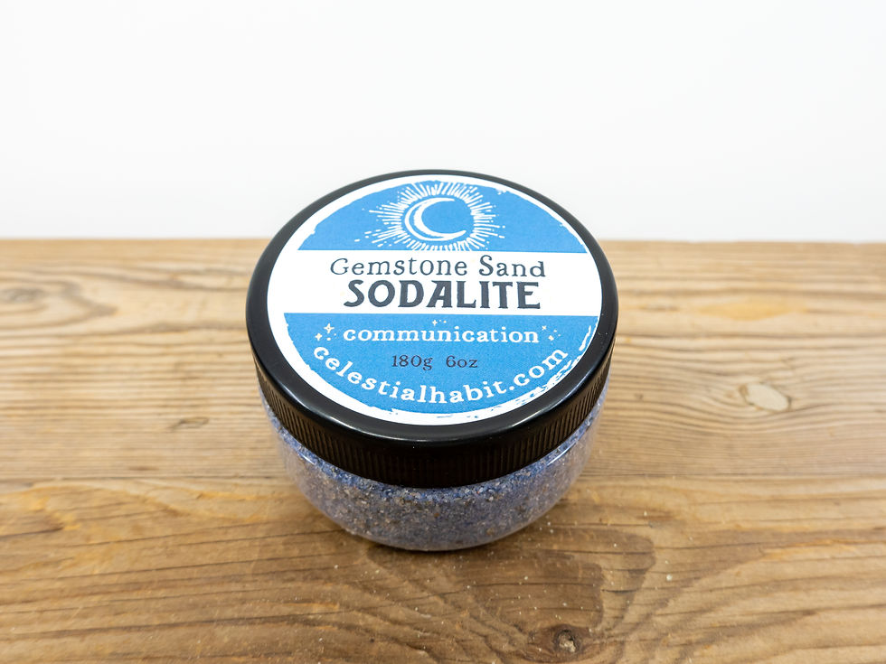 Thumbnail: SODALITE Gemstone Sand | Crystal Sand | Communication Sand