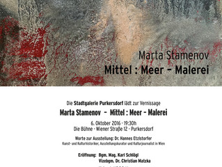 Vernissage: Mittel: Meer-Malerei