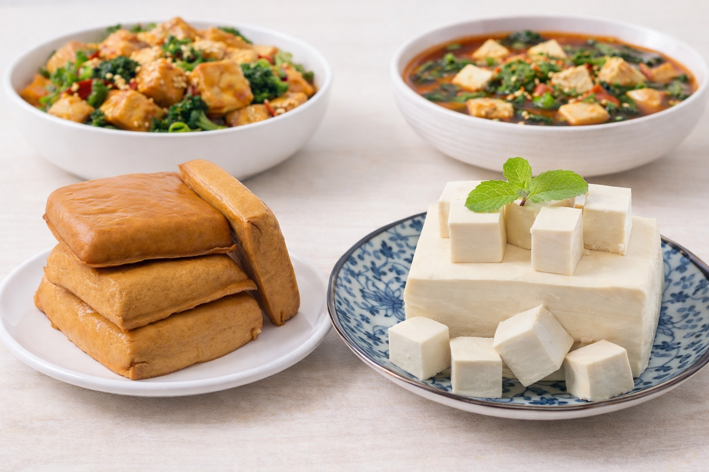 Tofu in più versioni