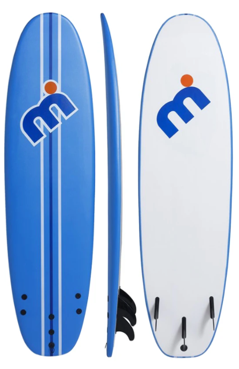 Three Weather PU MALIBU 7’0 Mistral Soft Top Malibu Surfboard 7'0''/ 8'0'' / 9'0'' | Windsurf Shop