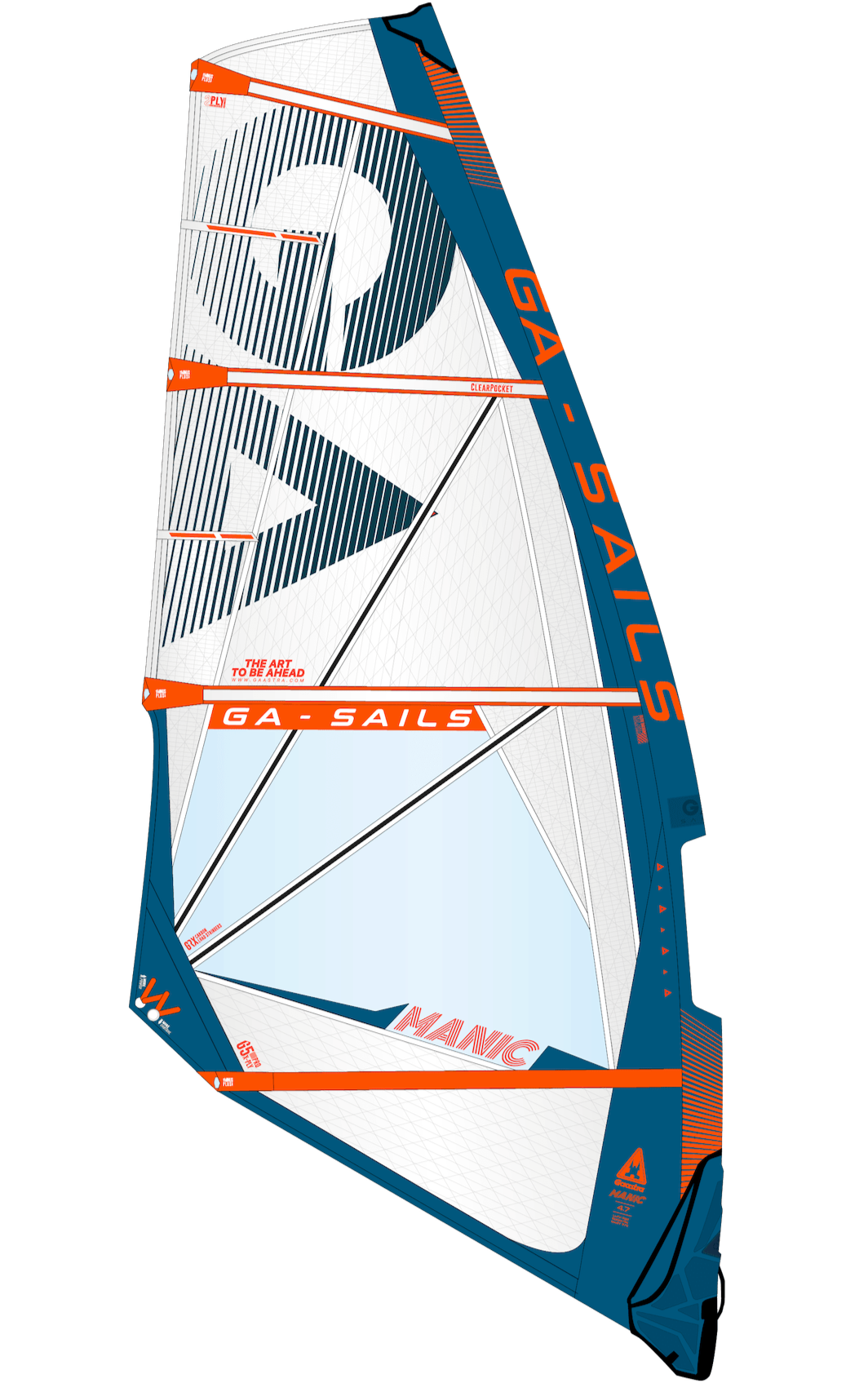 GA Sails Manic 4.5m2 C5 White 2024 (Wave)