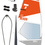 Thumbnail: Tahe Beach Windsurf Dacron Rig 5.5m2 - 6.0 m2 (Sail, Mast, Boom, Cup, Uhaul)