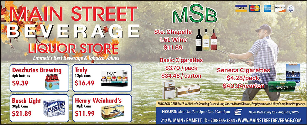 Mainstreet Beverage weekly ad