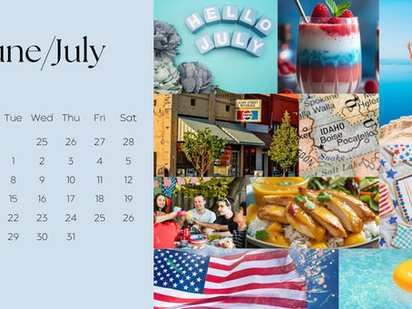 Exclusive recipes for 4th of July, Mango Chicken, Red white and Blue Seltzer Slushy