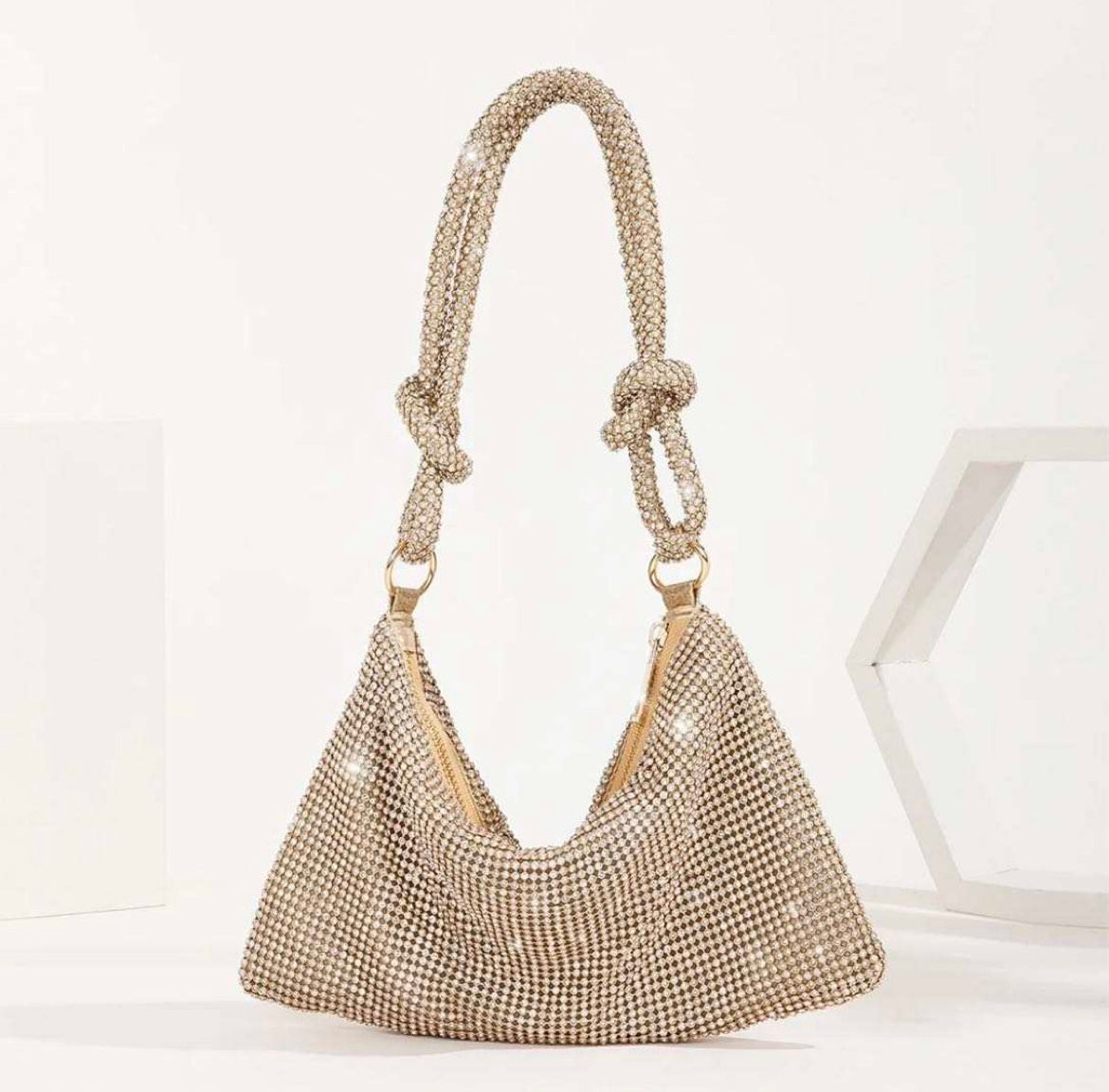 Gold Sparkly Bag