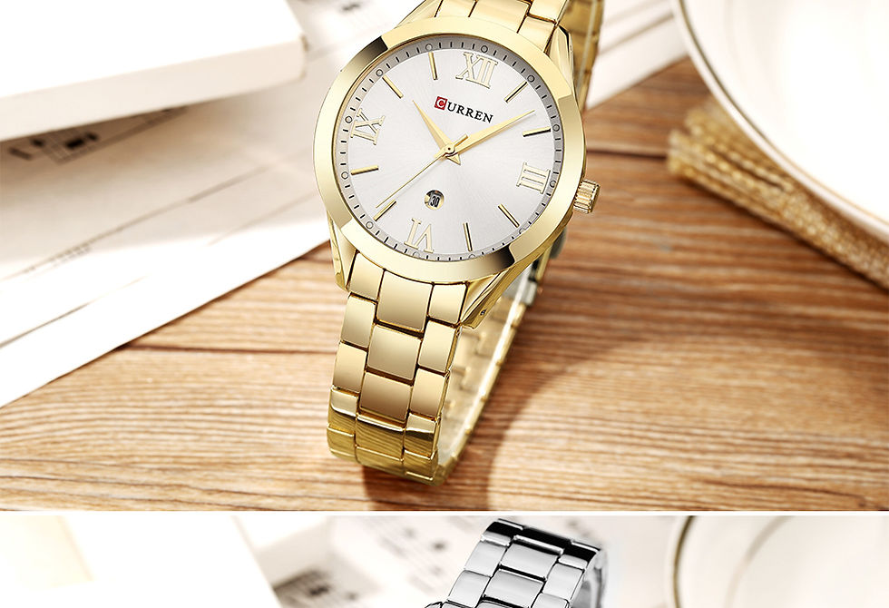 Miniatura: ⌚ Relógio Feminino Urban Nomad Gold Luxury ✨