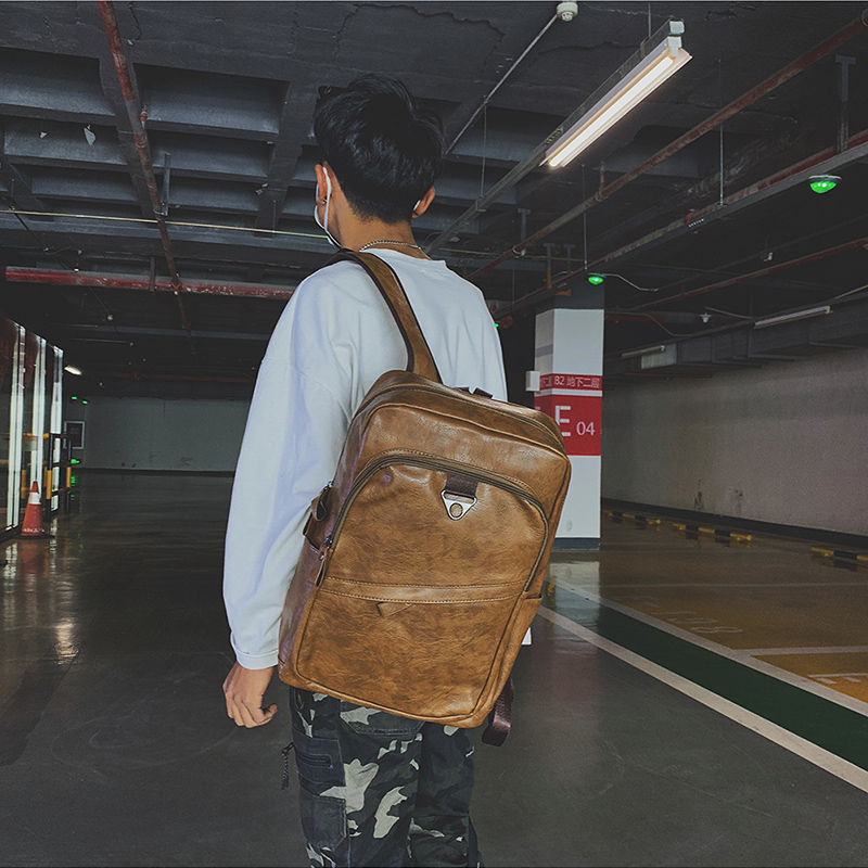 Miniatura: 🎒 Mochila Urban Slim Leather – Edição Executiva ✨