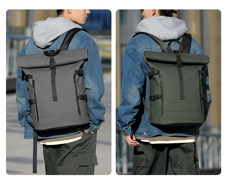 Miniatura: 🎒 Mochila Rolltop Executiva Masculina