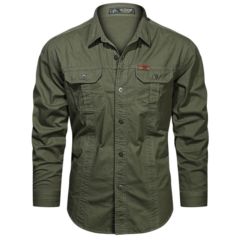 Miniatura: 🛠️ Camisa Urban Nomad "Tactical Overshirt" – Military ✨