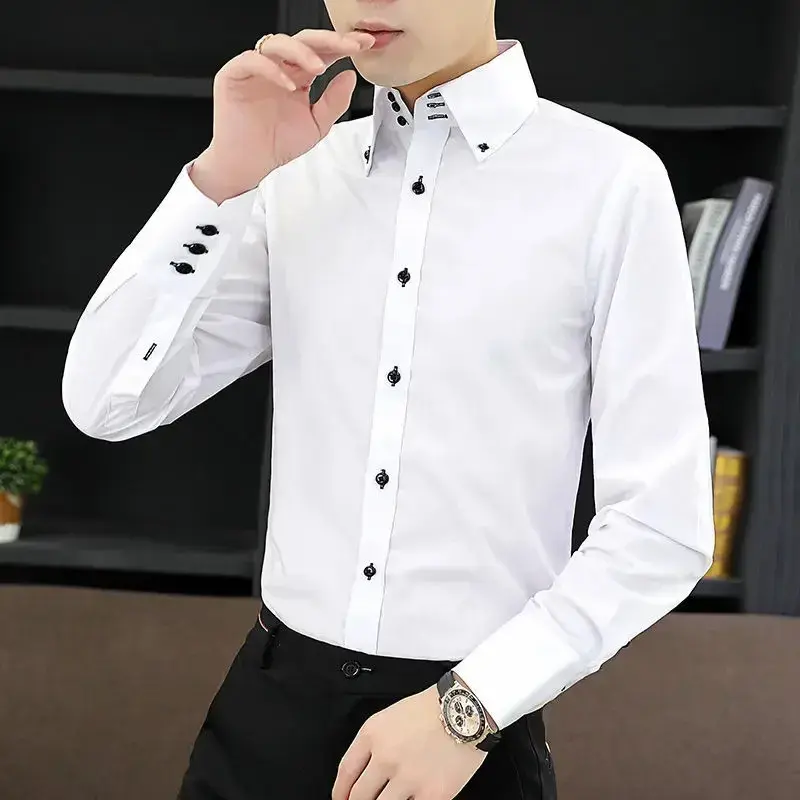Miniatura: 👔 Camisa Social Nomad – Gola Clássica Manga Longa Executiva ✨