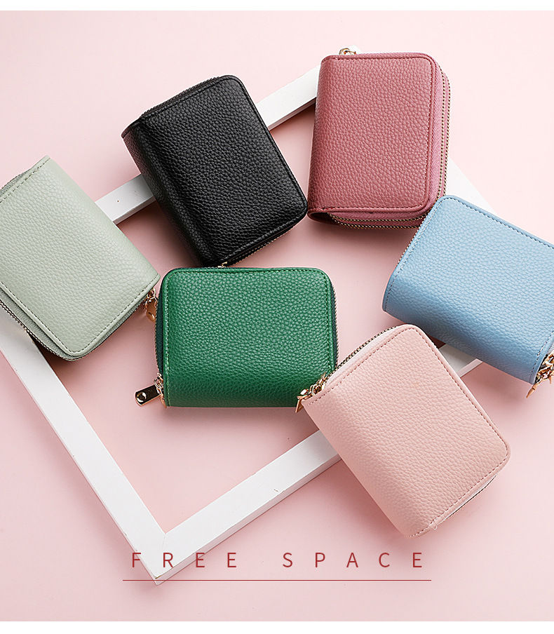 Miniatura: 👛 Carteira Nomad Trend – Mini Zíper Duplo Porta-Cartões ✨