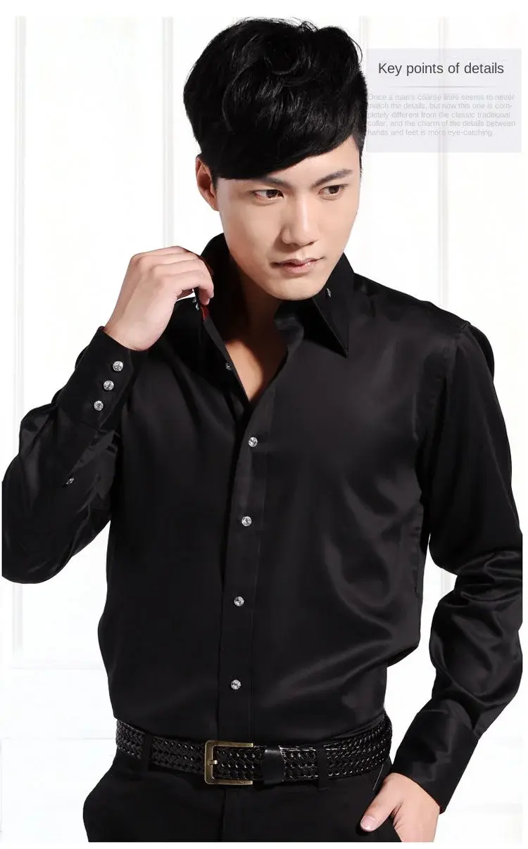 Miniatura: 👔 Camisa Social Nomad – Gola Clássica Manga Longa Executiva ✨
