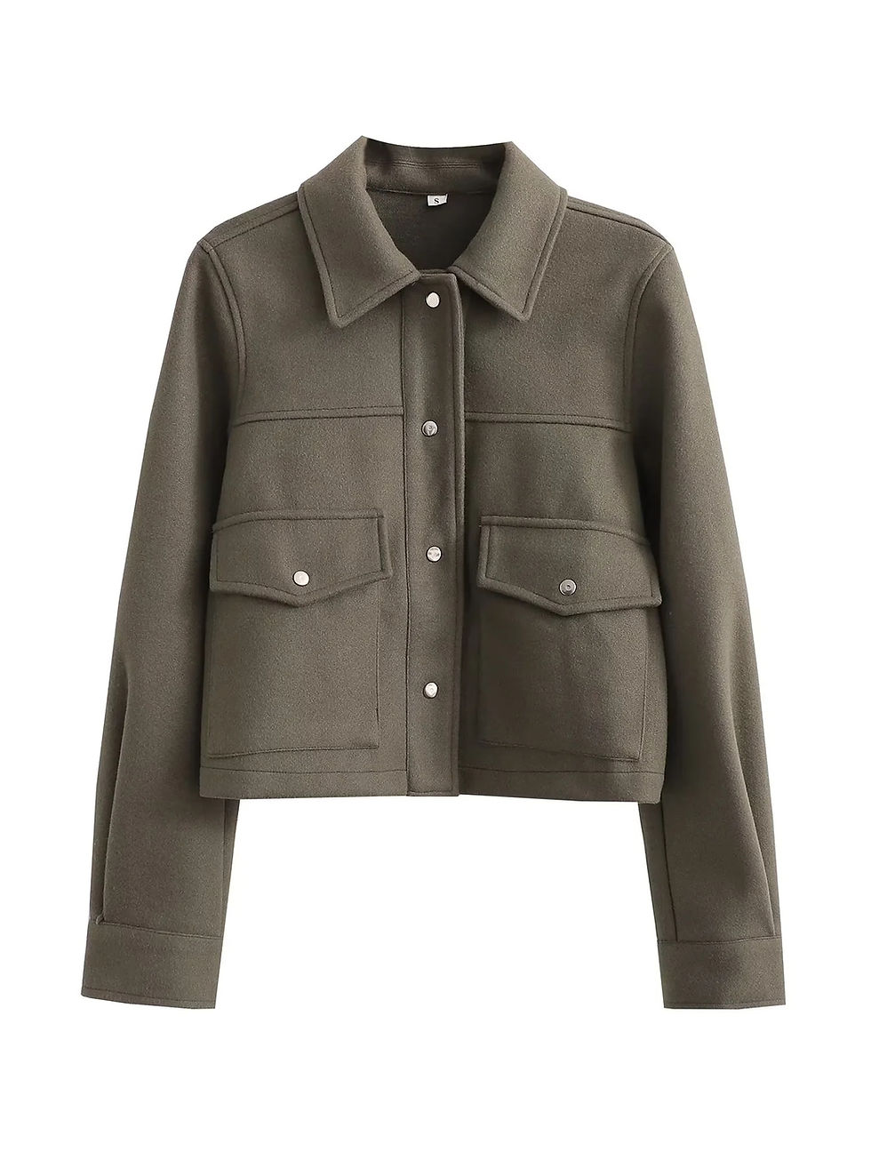 Miniatura: 🧥 Jaqueta Cropped Estruturada Urban Nomad ✨