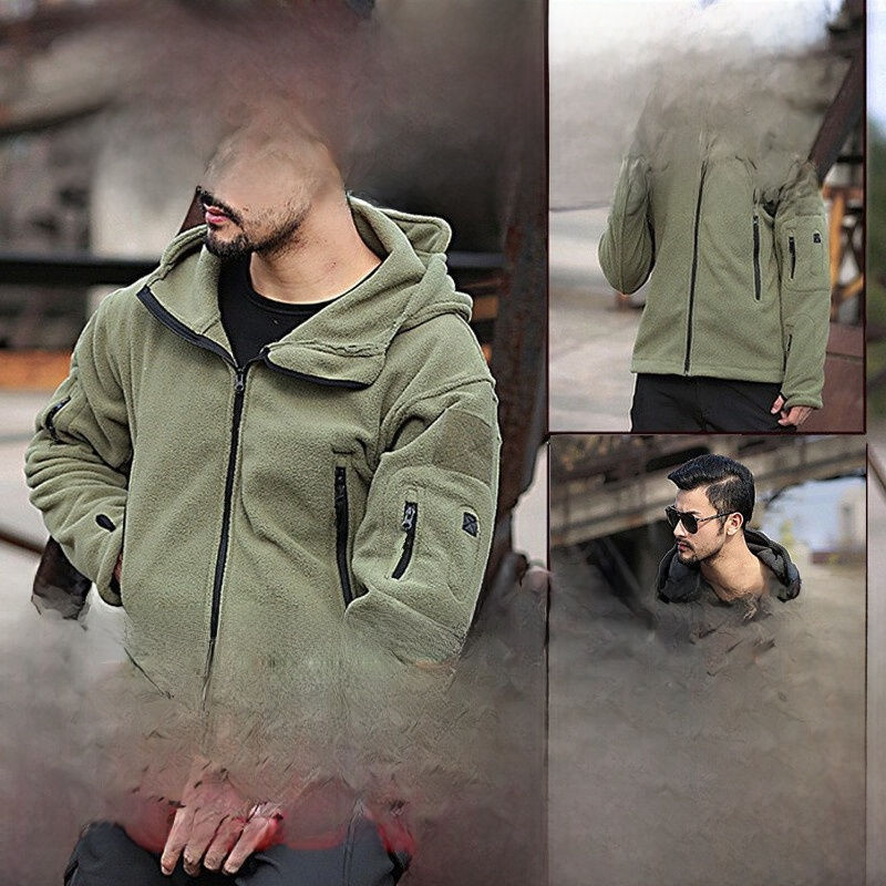 Miniatura: 🧥 Jaqueta Tática "Nomad Shield" – Polar Fleece ✨