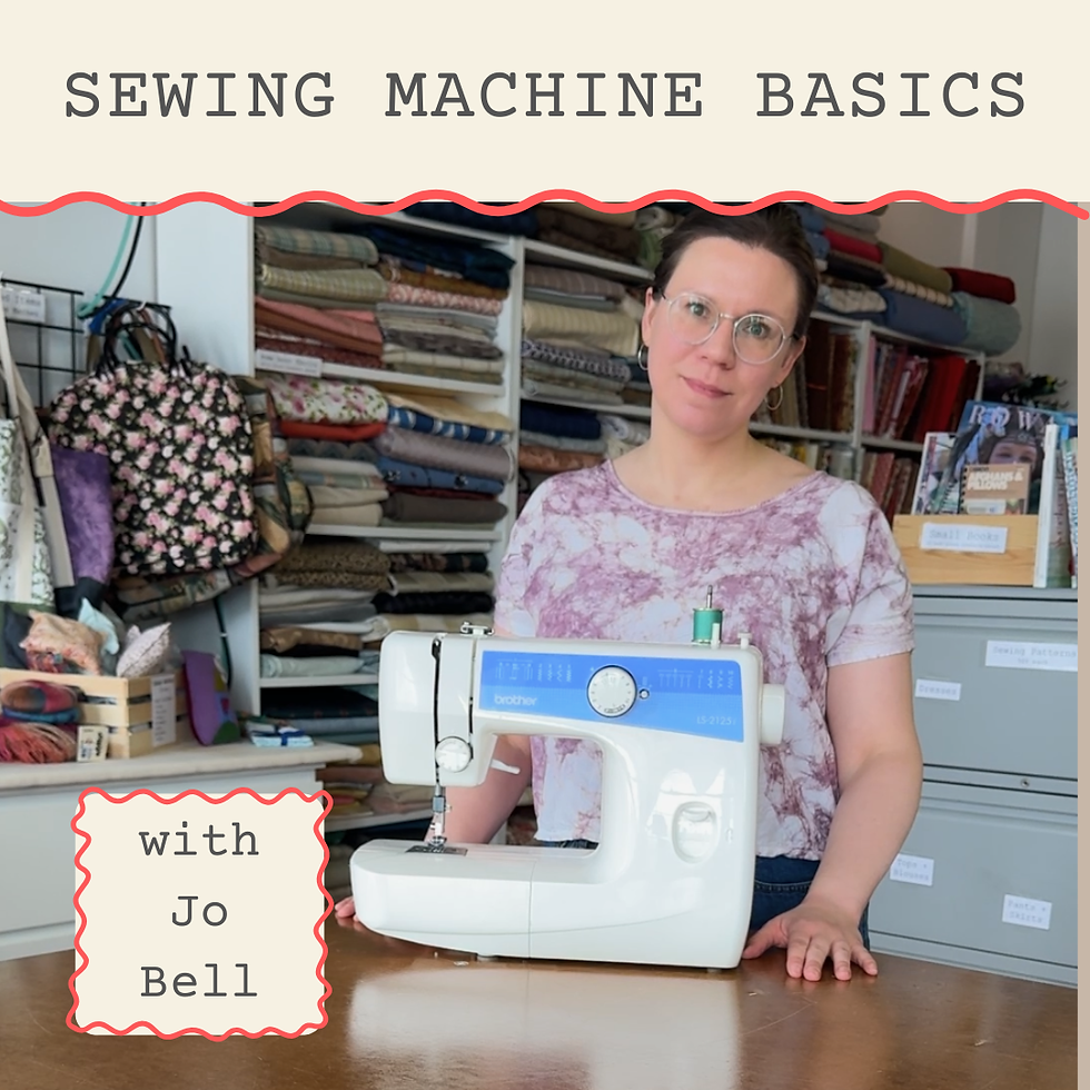 Sewing Machine Basics with Jo Bell