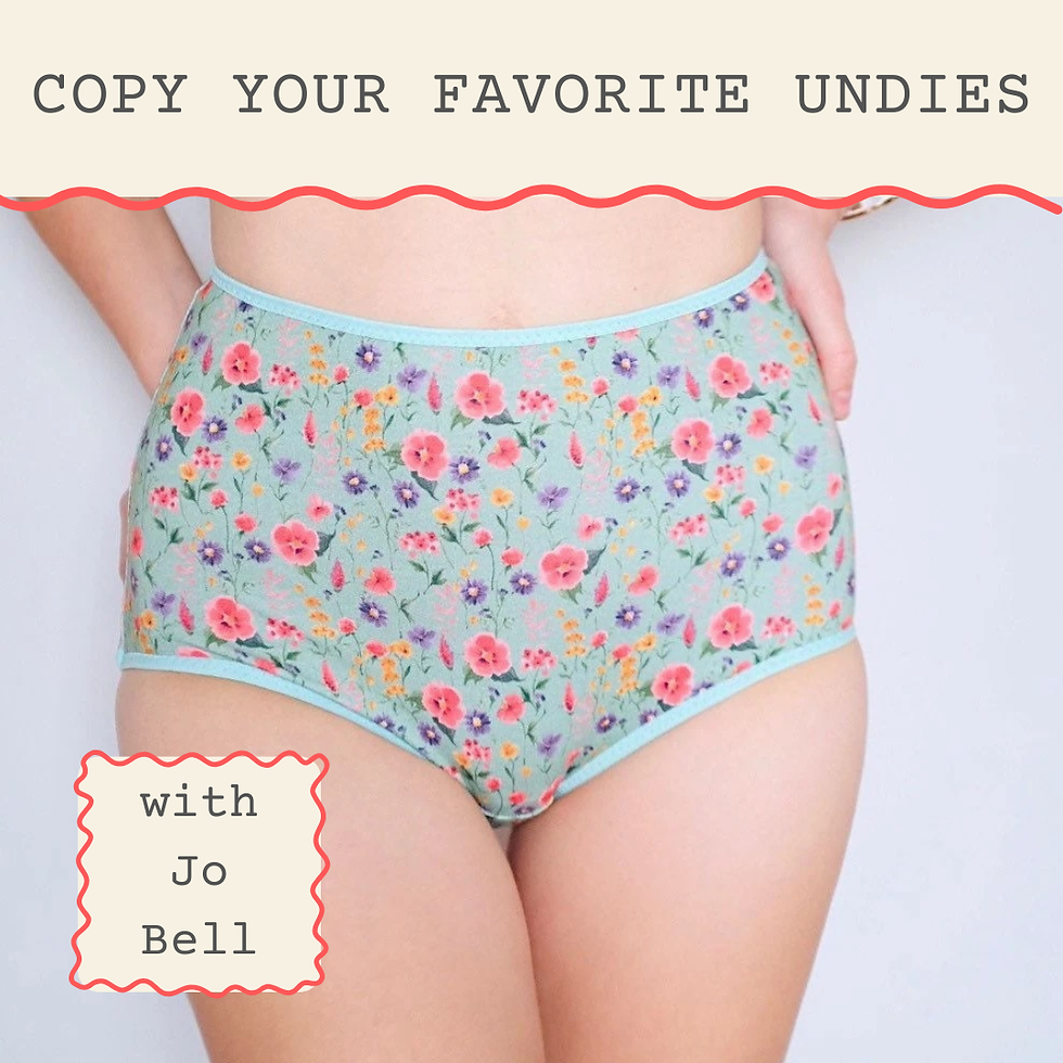 Copy Your Favorite Undies with Jo Bell