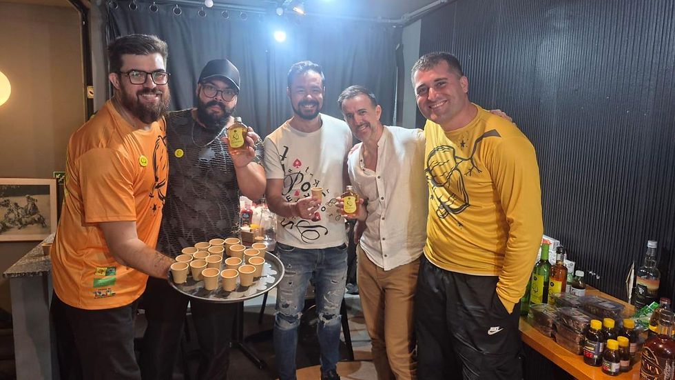 Com representantes históricos do setor de A&B Nacional (Crédito da foto: arquivo pessoal).