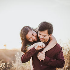 Cute engagement photo