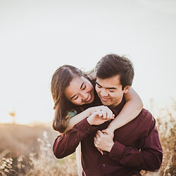 Cute engagement photo