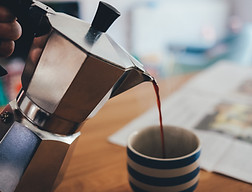 caffè di versamento