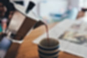 Serving Coffee