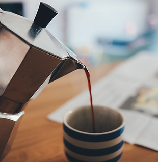 Pouring Coffee Moment