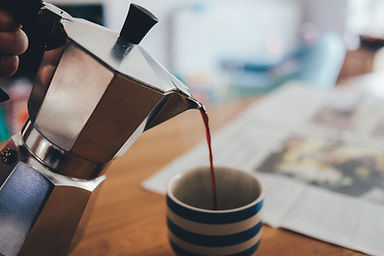 Pouring Coffee Moment