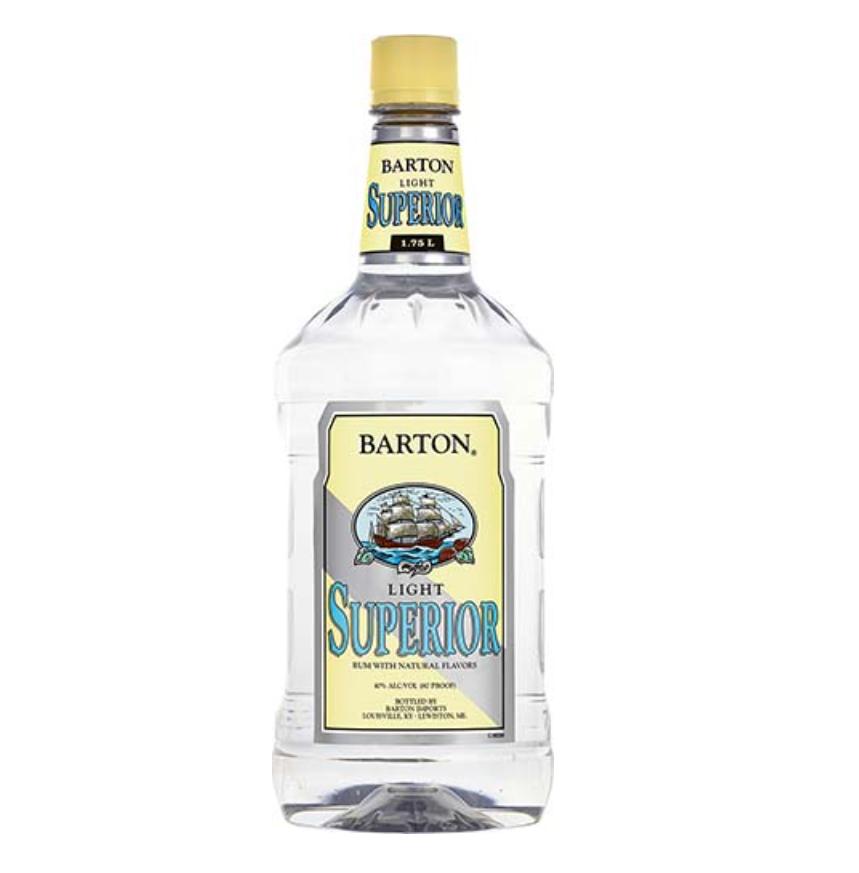BARTON ISL RUM WHITE 1.75L