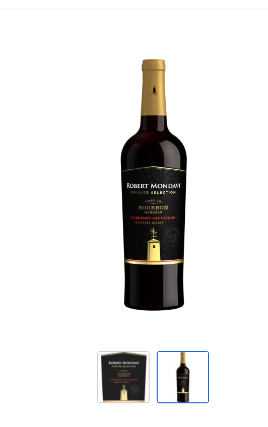 MONDAVI PRIV SEL BOURBON CAB Details CABERNET SAUVIG 750ML