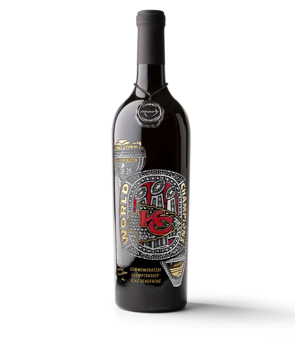 MANOS KC CHIEFS 2022 SILVER Details RED 750ML