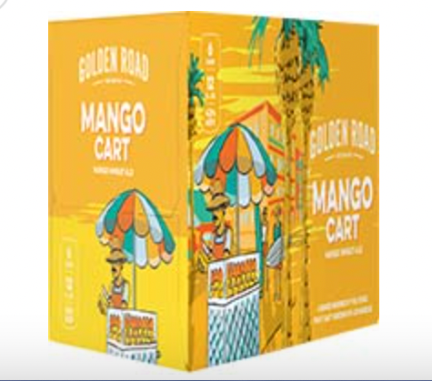 GOLDEN ROAD MANGO CART 6PK-12OZ