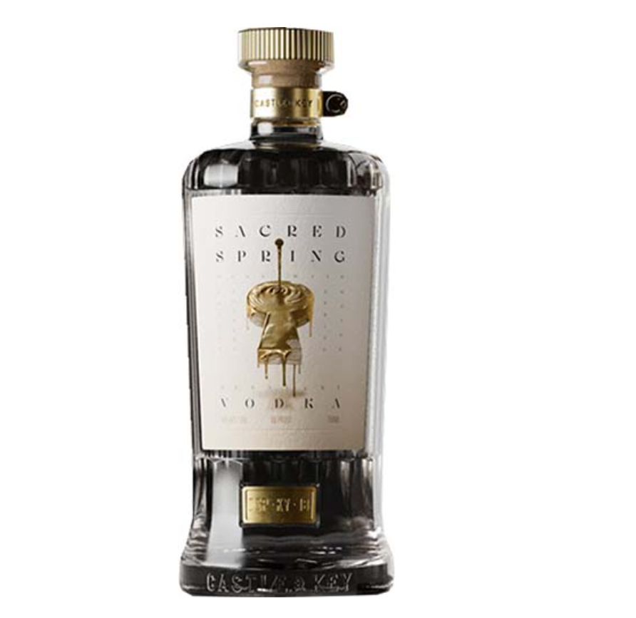 CASK&KEY SACRED SPRING VODKA 750ML