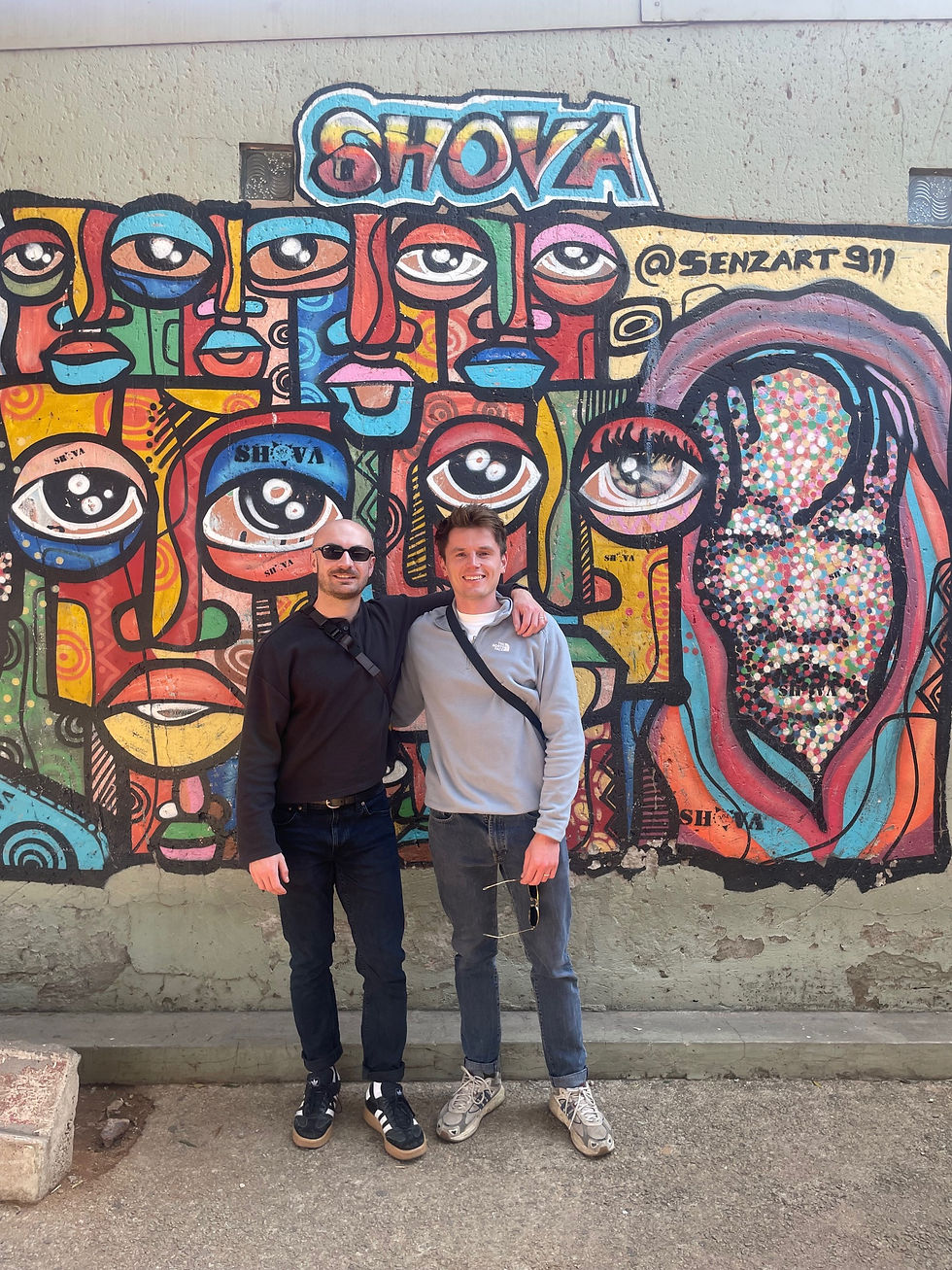 Ali and me on Vilakazi Street