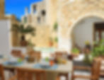 Outside seating
