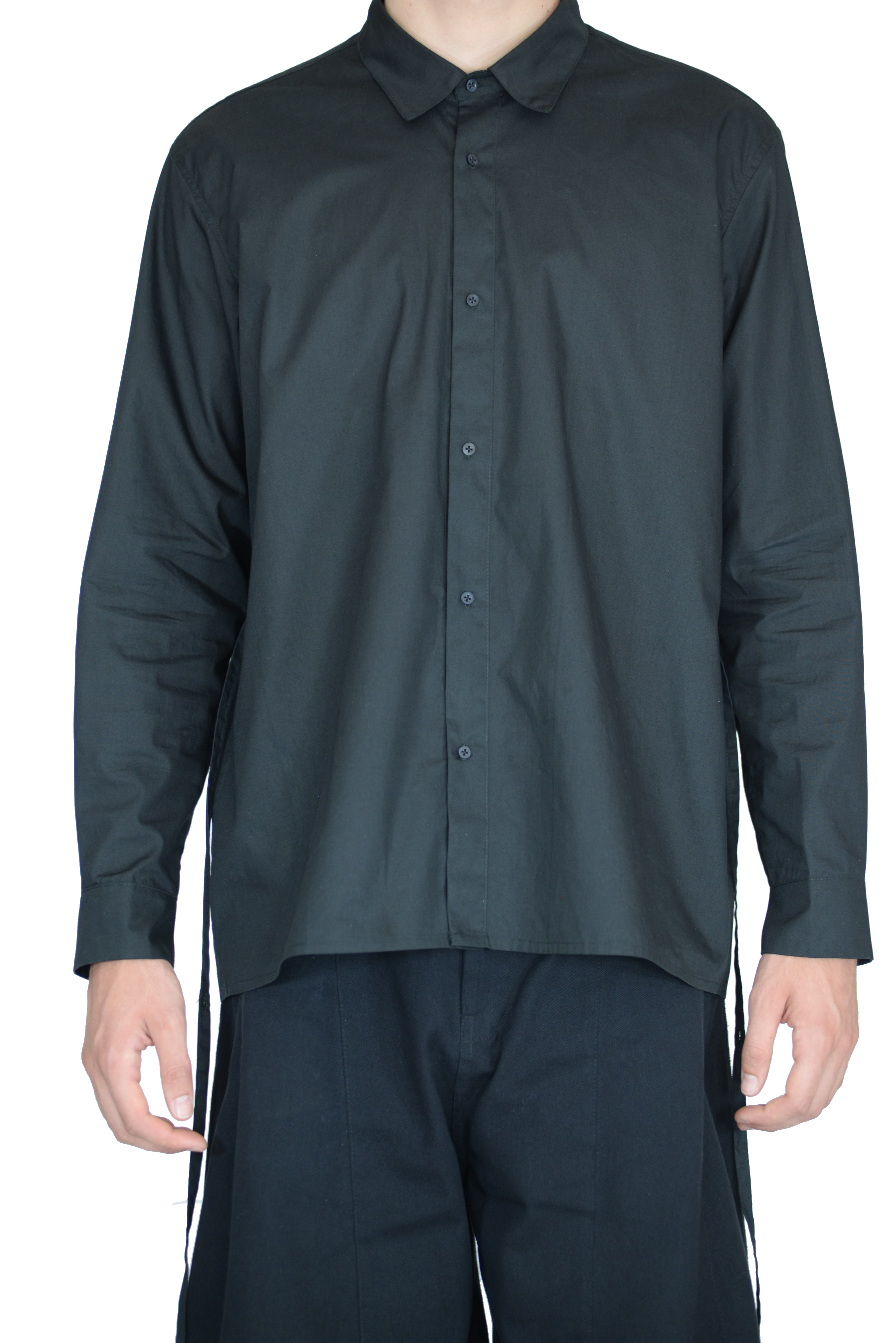 DOUBLE STRIP BLACK SHIRT