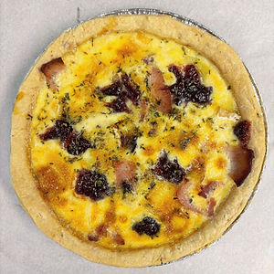 Brie, Bacon & Cranberry Quiche